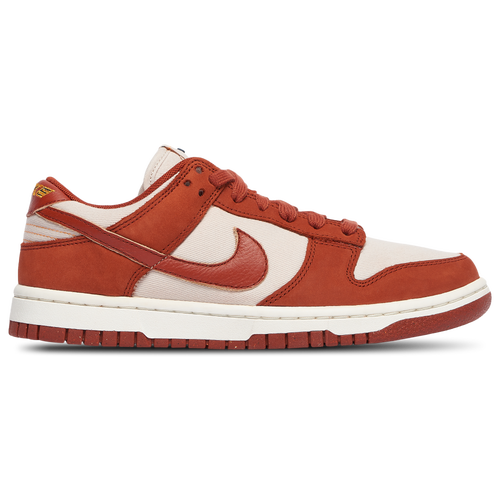 Nike Orange & Off-white Dunk Low Lx Nhbd Sneakers In Brown/orange