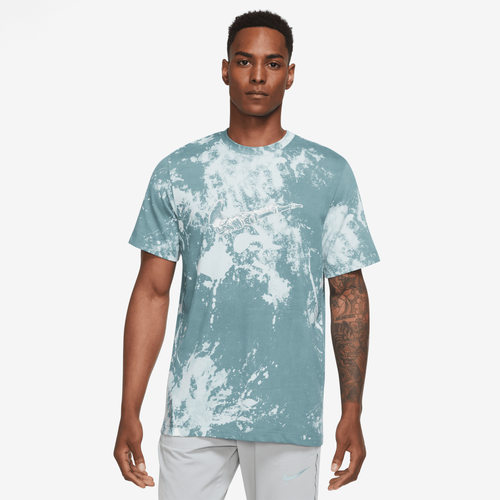 

Nike Mens Nike Dri-FIT Run Division AOP Short Sleeve T-Shirt - Mens Ocean Bliss/Ocean Bliss Size S