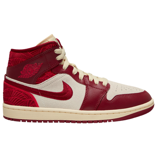 

Jordan Womens Jordan AJ1 Mid SE - Womens Basketball Shoes Univ Red/Team Red Size 10.0