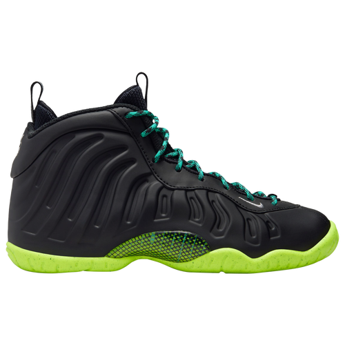 

Boys Nike Nike Little Posite One - Boys' Grade School Shoe Volt/Black/Silver Size 03.5