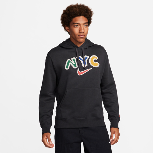 

Nike Mens Nike NSW Club Pullover BB Hoodie - Mens Off Noir/Off Noir Size L