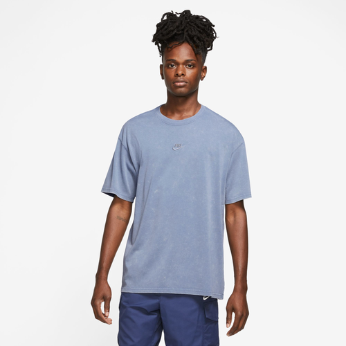 Shop Nike Mens  Essential Dye T-shirt In Grey/grey