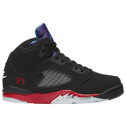 Boys' Preschool - Jordan Retro 5 - White/Black