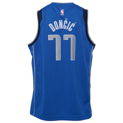 Boys' Grade School - Nike NBA Swingman Jersey - Blue/White