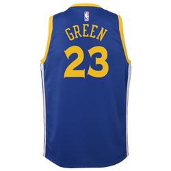 Boys' Grade School - Nike NBA Swingman Jersey - Blue/White