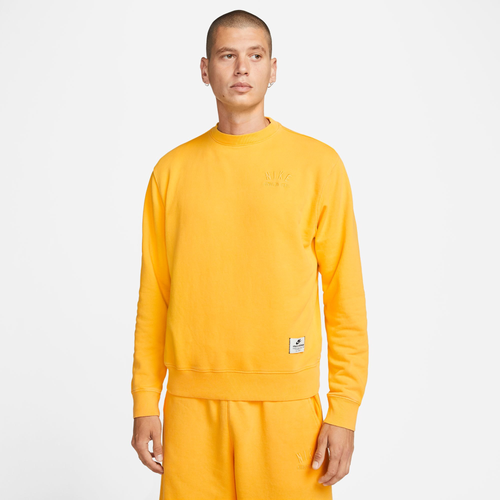 

Nike Mens Nike Club Crafted Crew - Mens Yellow/Yellow Size XXL