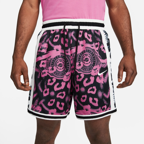 

Nike Mens Nike Dry DNA+ World Order Short - Mens Pink/White Size S