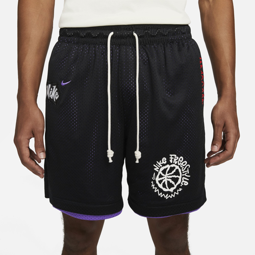 

Nike Mens Nike Standard Issue Mesh Shorts - Mens Black/Purple Size S