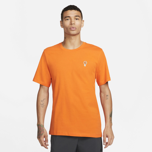 

Nike Mens Nike Legacy T-Shirt - Mens Orange/Grey Size M