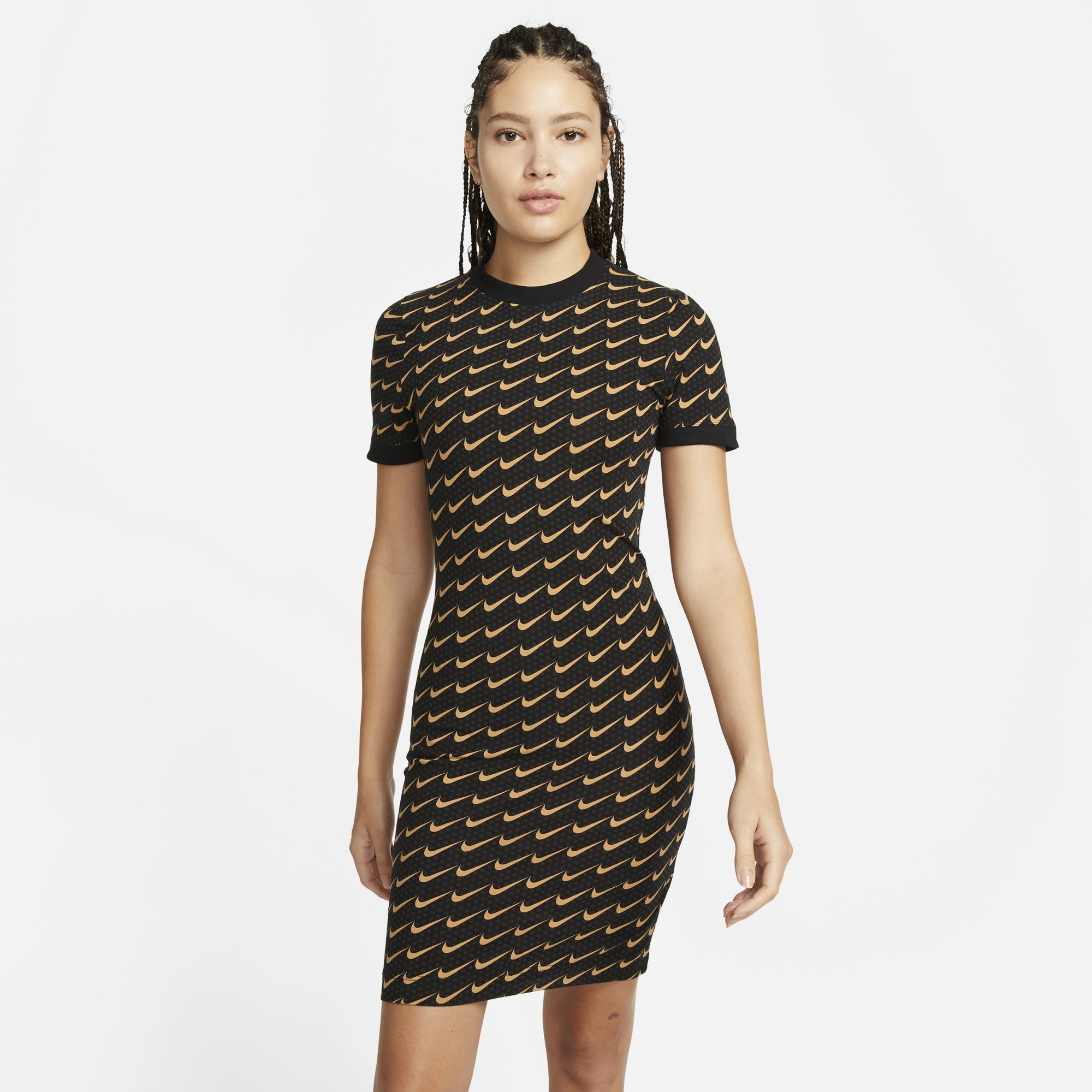 Nike plaid bodycon on sale dress