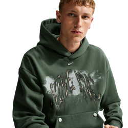 Men's - Nike Solo BB CM Pullover Hoodie - Green