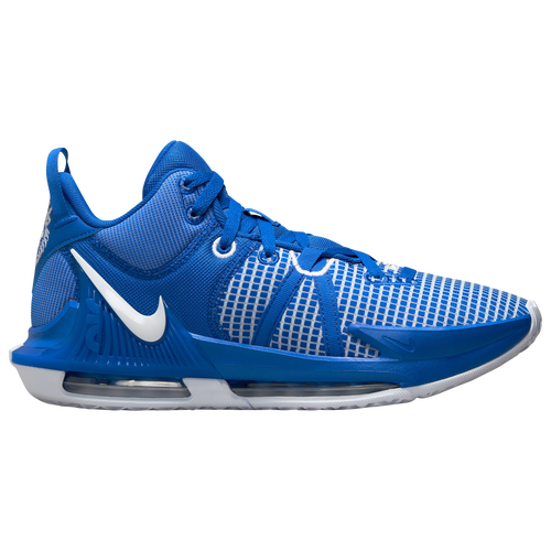 

Nike Mens Nike Lebron Witness 7 TB - Mens Basketball Shoes White/Royal/Royal Size 11.0