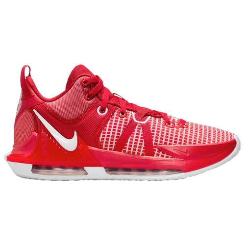 

Nike Mens LeBron James Nike Lebron Witness 7 TB - Mens Basketball Shoes Red/Red/White Size 11.0