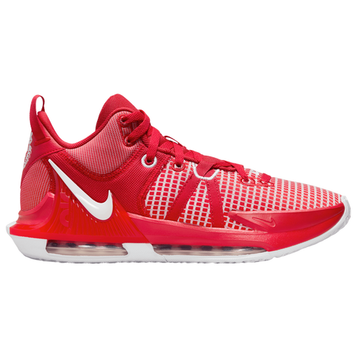 Shop Nike Mens  Lebron Witness 7 Tb In Red/white/red