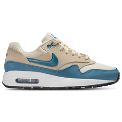 Boys' Grade School - Nike Air Max 1 - Soft Pearl/Lt Khaki/Smokey Blue