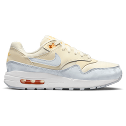 Girls' Grade School - Nike Air Max 1 - Yellow/White/Blue