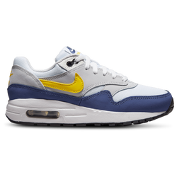 Air max 98 game white/blue/yellow grade school boys' shoe hotsell