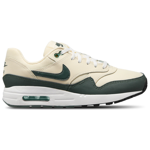 

Boys Nike Nike Air Max 1 - Boys' Grade School Shoe Pale Ivory/White/Vintage Green Size 05.5