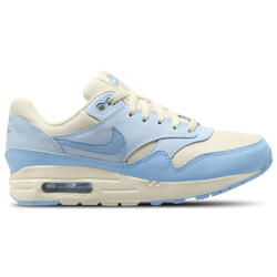 Girls' Grade School - Nike Air Max 1 - Sail/Blue