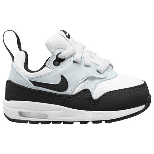 

Boys Nike Nike Air Max 1 EasyOn - Boys' Toddler Running Shoe Black/White/Summit White Size 05.0