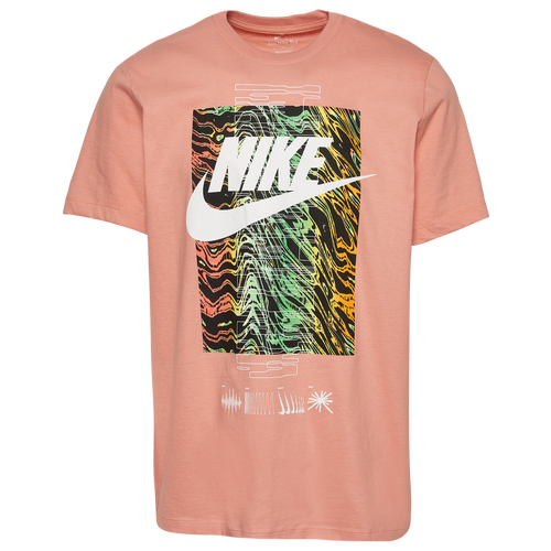 

Nike Mens Nike Fest Static T-Shirt - Mens Pink/White Size S