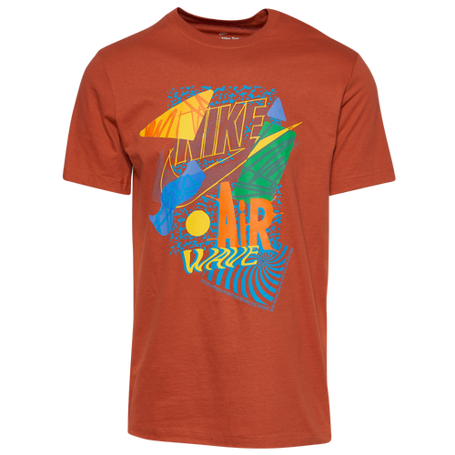 

Nike Mens Nike Air Wave T-Shirt - Mens Brown/Yellow Size L