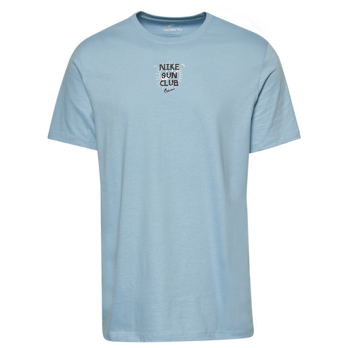 

Nike Mens Nike Sun Club Island T-Shirt - Mens Carolina/Purple Size S