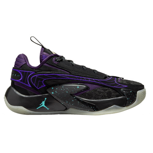 

Boys Jordan Jordan Luka 2 - Boys' Grade School Basketball Shoe Black/Aurora Green/Grand Purple Size 04.0