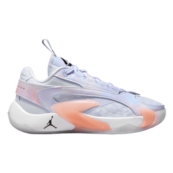 Boys' Grade School - Jordan Luka 2 - Football Grey/Black/Oxygen Purple