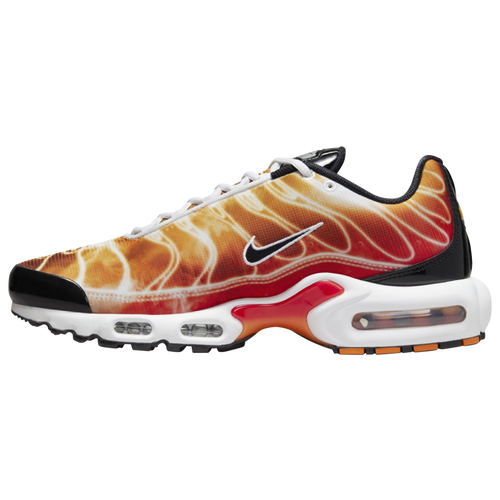 Nike orange and white air max best sale