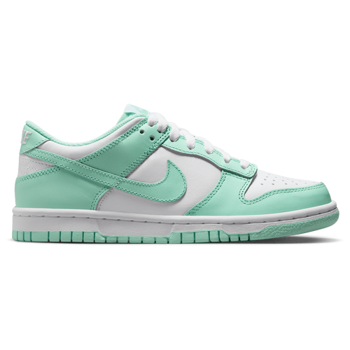 Shop Nike Girls  Dunk Low Mt In Mint Foam/white