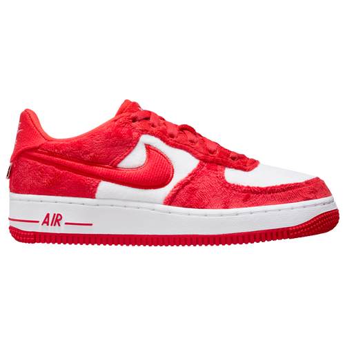 GIRLS - Nike Air Force 1 Valentines Day - White/Light Crimson Fire Red