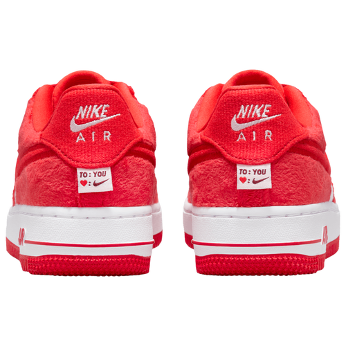 Nike air force 1 red footlocker on sale