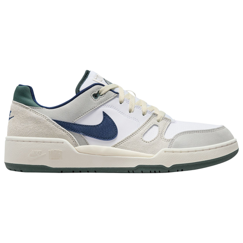 

Nike Mens Nike Full Force Low - Mens Shoes White/Blue/Green Size 08.0