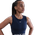 Nike Pro Dri-FIT 365 Crop Tank - Women's Midnight Navy/White