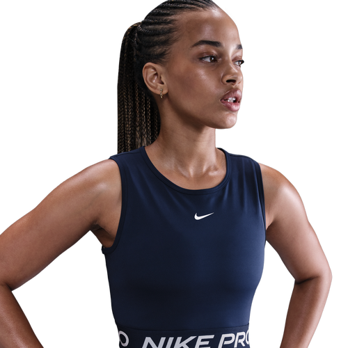  - Nike Pro Dri-FIT 365 Crop Tank - Midnight Navy/White