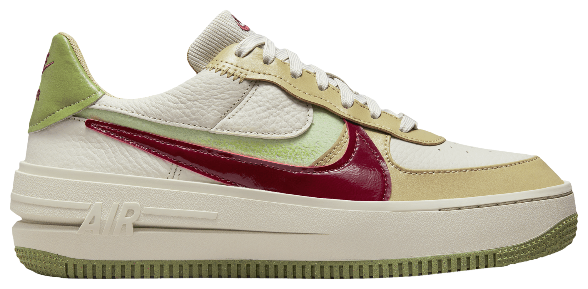 Nike Air Force 1 ‘07 (White/White-Dark Beetroot) 10.5