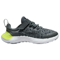 Boys' Preschool - Nike Free Run 2021 - Grey/Volt