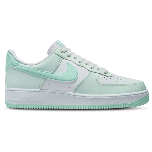 

Nike Mens Nike Air Force 1 07 - Mens Basketball Shoes White/Teal/Green Size 11.5