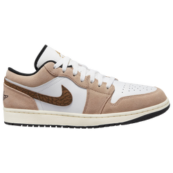 Men's - Jordan AJ 1 Low SE - Beige/Black/Gold