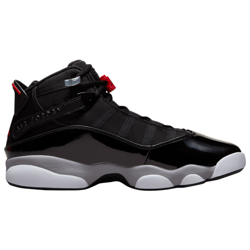 

Jordan Mens Jordan 6 Rings AP - Mens Basketball Shoes Black/Fire Red/White Size 11.5