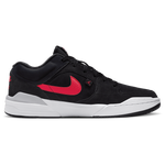 Black/Fire Red/White