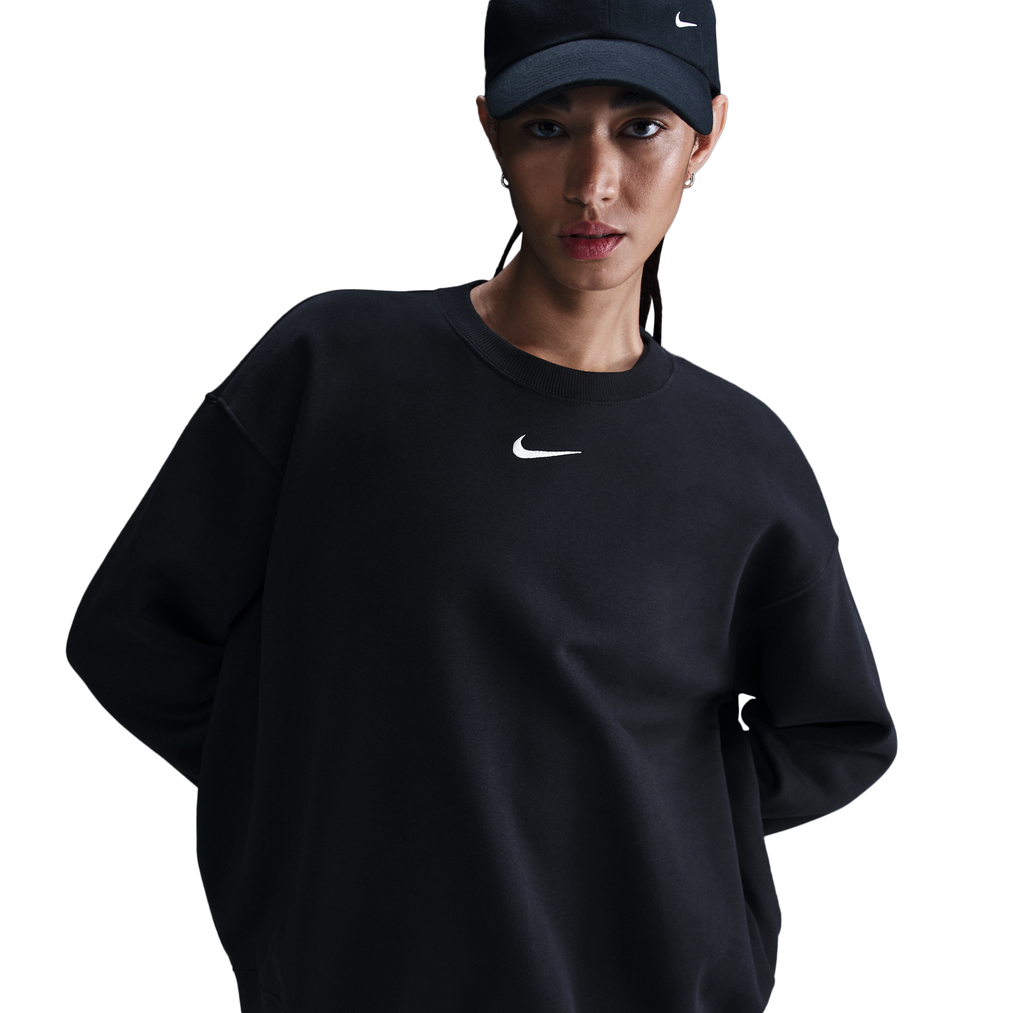 Nike NSW Phoenix Fleece OS Long Crew - Women's | Foot Locker