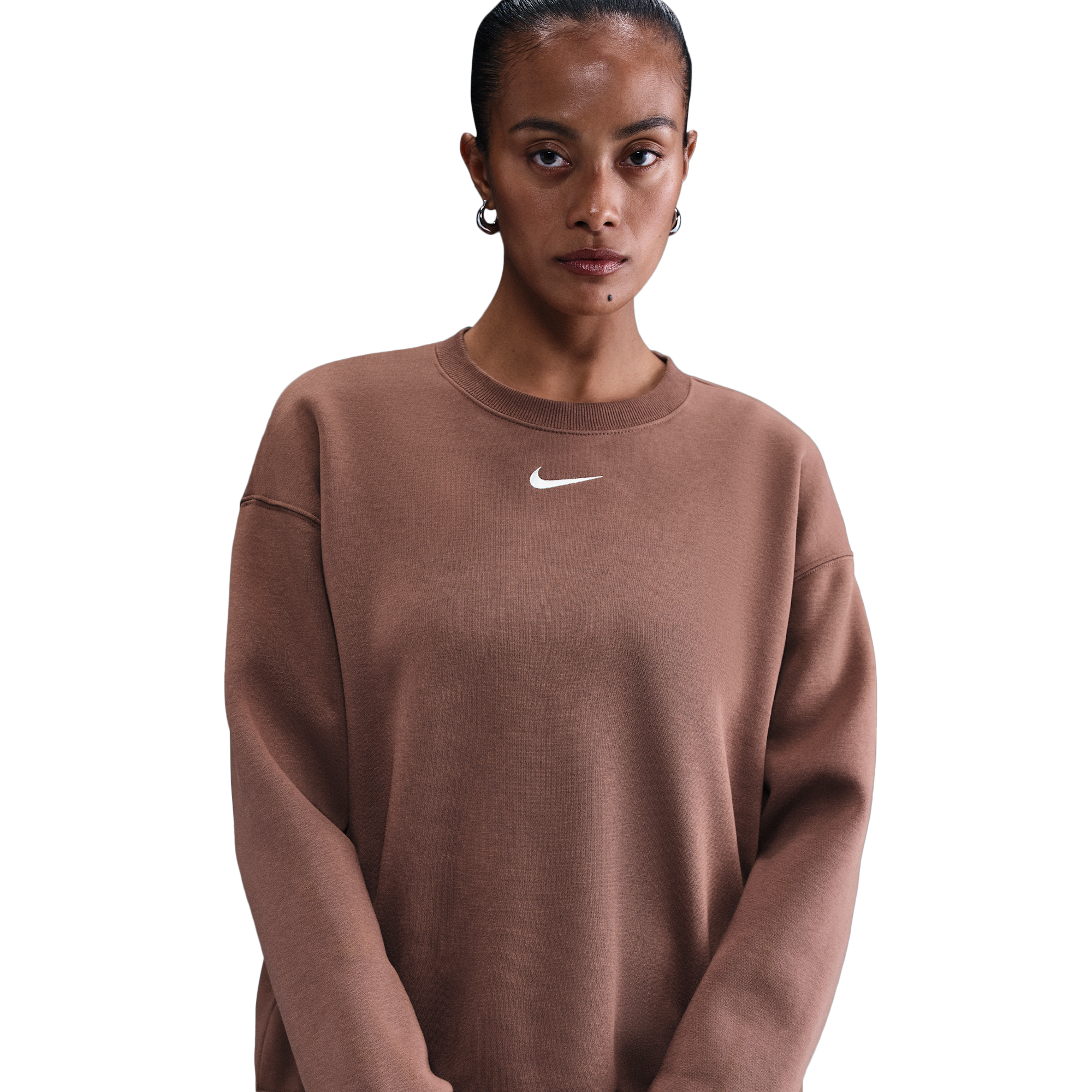 Nike NSW Phoenix Fleece OS Long Crew - Women's | Foot Locker
