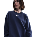 Nike NSW Phoenix Fleece OS Long Crew - Nike Sail/Midnight Navy