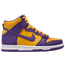Nike Dunk High - Boys' Grade School Court Purple/Court Purple/University Gold