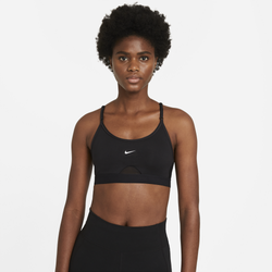Women's - Nike Indy U-Neck Bra - Black/White