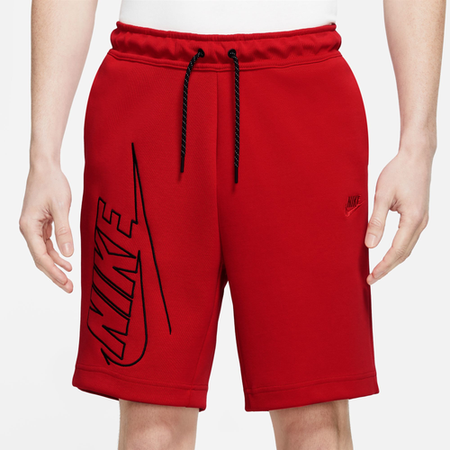

Nike Mens Nike GX Tech Fleece Shorts - Mens Red/Red Size M