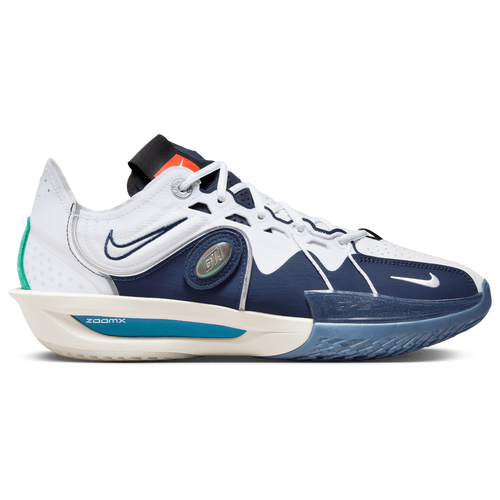 

Nike Mens Nike GT Cut - Mens Basketball Shoes White/Navy Size 10.0