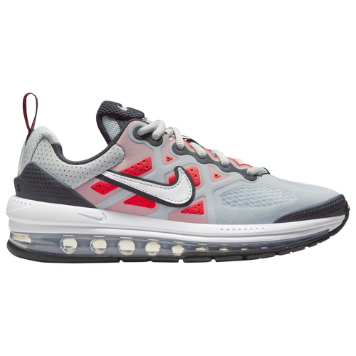 

Nike Boys Nike Air Max Genome - Boys' Grade School Running Shoes Silver/White/Crimson Size 05.0